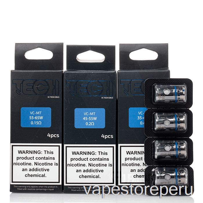 Vape Sin Nicotina Perú Vaperz Nube Vc Tech Bobinas De Repuesto 0.8ohm Vc Tech Bobinas